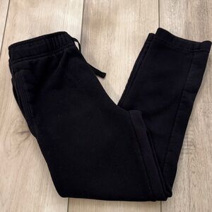 Tek Gear Boys Small Size 8 Black Sweatpants with Pockets & Open Hem